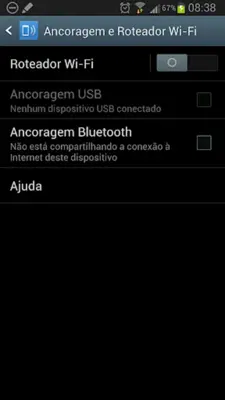 Tethering android App screenshot 1